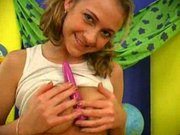 Teen girl dildo masturbation